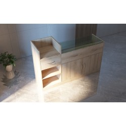 Mueble auxiliar de caja en varios acabados 50x110x50 cm