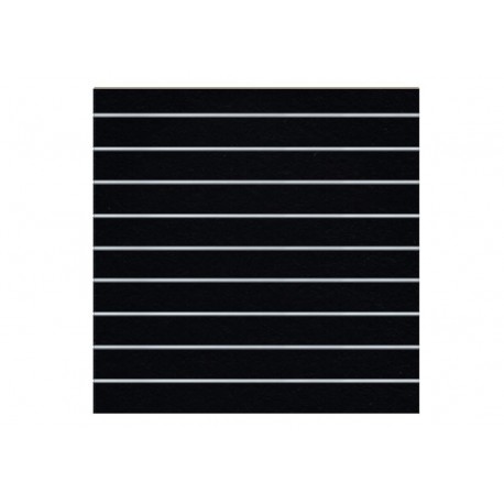 PANEL DE LAMAS NEGRO 9 GUÍAS 120X120 CM