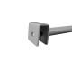 COLGADOR BLANCO PARA TUBO, 1 CLAVO