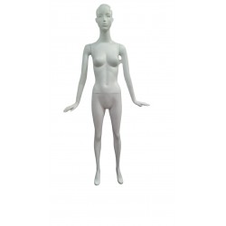 MANIQUI DE MUJER EN BLANCO MATE RECTA