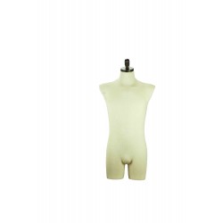 BUSTO DE HOMBRE EN LINO BEIGE SIN BASE