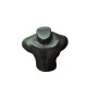 BUSTO DE HOMBRE COLOR NEGRO