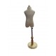 Busto Infantil Con Base Redonda De Madera Clara 6 Meses