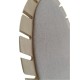 EXPOSITOR COLLARES DE MADERA Y LINO CLARO,5 RANURAS