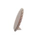 EXPOSITOR COLLARES DE MADERA Y LINO CLARO,5 RANURAS