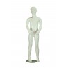 MANIQUÍ DE NIÑO CON ROSTRO EN BLANCO BRILLO 8 -9 AÑOS