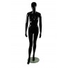 MANIQUÍ DE MUJER NEGRO BRILLO SIN FACCIONES,DECORABCN
