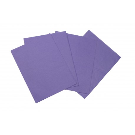 PAPEL DE SEDA COLOR MORADO 75X50 100 UNIDADES