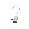 PERCHA DE METAL CON PINZA INDIVIDUAL