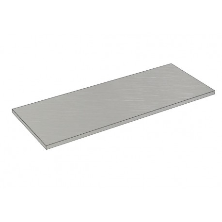Balda de madera gris 90x35 cm 19 mm