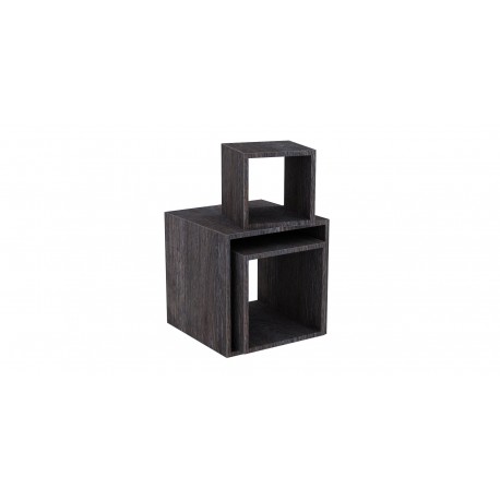 CUBO CUADRADO COLOR OAK OSCURO. VARIAS MEDIDAS