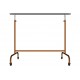 PERCHERO REGULABLE, BRAZOS EXTENSIBLES BRONCE 150x130x56 CM