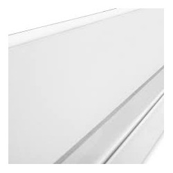 TOPE ACRILICO PARA BALDA DE ESTANTERIA METALICA 90X5.2 CM