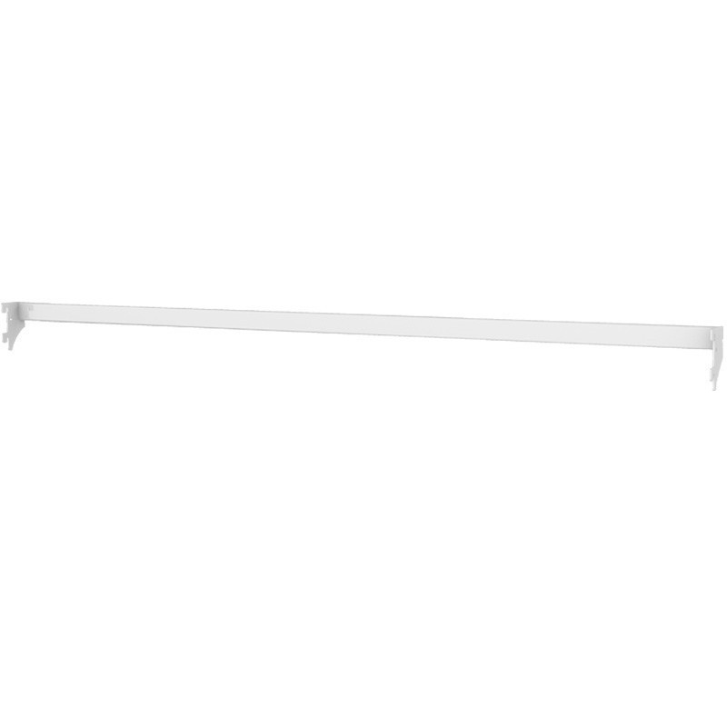 Barra colgador para estantería color blanco 120 cm