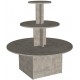 MUEBLE EXPOSITOR CENTRAL REDONDO 140X100X100 CM