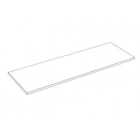 BALDA DE MADERA BLANCA 120X25 CM 19MM
