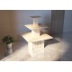 MUEBLE EXPOSITOR CENTRAL CUADRADO 140X120X120 CM